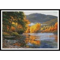 Artecy Cross Stitch October on the Rogue 10982 HDLY Cross Stitch Chart Hard Copy