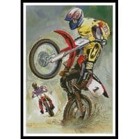 Artecy Cross Stitch Off Road Riders 10857 ARTL Cross Stitch Chart Hard Copy