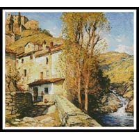 Artecy Cross Stitch Old Mill Pelago Italy 10356 Cross Stitch Chart Hard Copy