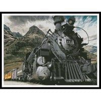 Artecy Cross Stitch Old Train Colour 13300 Cross Stitch Chart Hard Copy