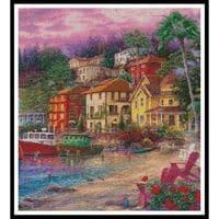 Artecy Cross Stitch On Golden Shores Crop 13904 CP Cross Stitch Chart Hard Copy