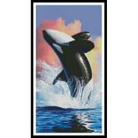 Artecy Cross Stitch Orca 1 13909 JQ Cross Stitch Chart Hard Copy