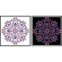 Artecy Cross Stitch Ornamental Floral 2 12277 Cross Stitch Chart Hard Copy