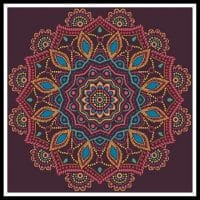 Artecy Cross Stitch Ornamental Mandala 12082 Cross Stitch Chart Hard Copy