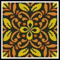 Artecy Cross Stitch Ornamental Square 1 13570 Cross Stitch Chart Hard Copy