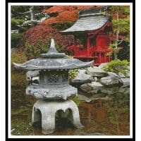 Artecy Cross Stitch Pagoda 10091 Cross Stitch Chart Hard Copy