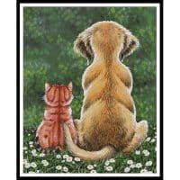 Artecy Cross Stitch Pals Forever 12096 PFLD Cross Stitch Chart Hard Copy
