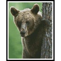 Artecy Cross Stitch Peekaboo Bear 10842 Cross Stitch Chart Hard Copy