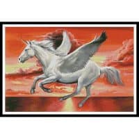 Artecy Cross Stitch Pegasus Sunset 12273 INT Cross Stitch Chart Hard Copy