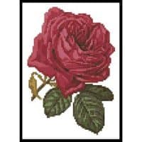 Artecy Cross Stitch Pink Rose Mini 10949 Cross Stitch Chart Hard Copy
