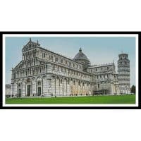 Artecy Cross Stitch Pisa Cathedral in the Day 13097 Cross Stitch Chart Hard Copy