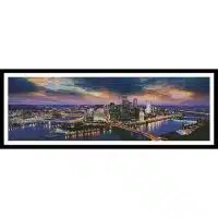 Artecy Cross Stitch Pittsburgh Panorama  11889 Cross Stitch Chart Hard Copy