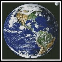 Artecy Cross Stitch Planet Earth 10210 Cross Stitch Chart Hard Copy