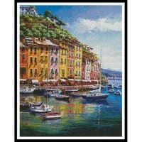 Artecy Cross Stitch Portofino Vista 12521 ARTL Cross Stitch Chart Hard Copy