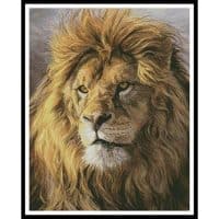 Artecy Cross Stitch Portrait of a Lion 12759 ARTL Cross Stitch Chart Hard Copy