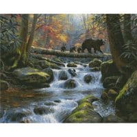 Artecy Cross Stitch Precarious Crossing 14400 MK Cross Stitch Chart Hard Copy