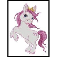 Artecy Cross Stitch Princess Horse 11790 Cross Stitch Chart Hard Copy