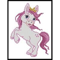 Artecy Cross Stitch Princess Horse Mini 13594 Cross Stitch Chart Hard Copy