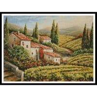 Artecy Cross Stitch Provence Vineyard  11173 MGL Cross Stitch Chart Hard Copy