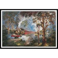 Artecy Cross Stitch Puffing Billy 13929 ARTL Cross Stitch Chart Hard Copy
