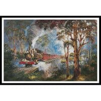 Artecy Cross Stitch Puffing Billy Large 14041 ARTL Cross Stitch Chart Hard Copy