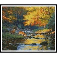 Artecy Cross Stitch Quiet Encounter 12831 MK Cross Stitch Chart Hard Copy