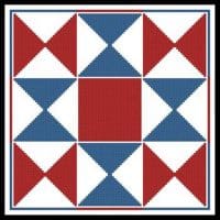 Artecy Cross Stitch Quilt Square 4 13527 JP Cross Stitch Chart Hard Copy