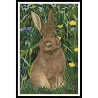 Artecy Cross Stitch Rabbit Painting 11343 KAC Cross Stitch Chart Hard Copy