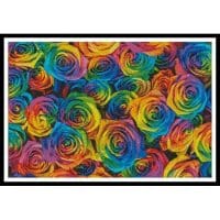 Artecy Cross Stitch Rainbow Roses 13916 Cross Stitch Chart Hard Copy
