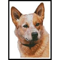 Artecy Cross Stitch Red Heeler 11289 Cross Stitch Chart Hard Copy