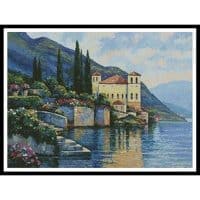 Artecy Cross Stitch Reflections of Lago Maggiore 10867 ARTL Cross Stitch Chart Hard Copy