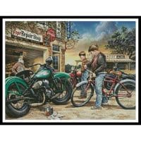 Artecy Cross Stitch Repair Shop 14149 DH Cross Stitch Chart Hard Copy