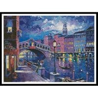 Artecy Cross Stitch Rialto Bridge  11142 ARTL Cross Stitch Chart Hard Copy