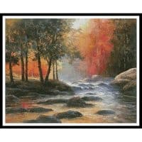 Artecy Cross Stitch Rocks and Stream 10779 CYPRS Cross Stitch Chart Hard Copy
