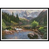 Artecy Cross Stitch Rocky Mountain Grandeur 12641 MK Cross Stitch Chart Hard Copy