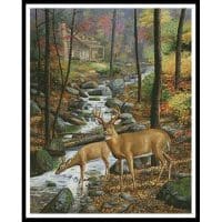 Artecy Cross Stitch Room with a View 12038 RM Cross Stitch Chart Hard Copy