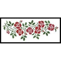 Artecy Cross Stitch Rose Garland 12070 JP Cross Stitch Chart Hard Copy