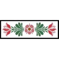 Artecy Cross Stitch Rosemaling 12119 JP Cross Stitch Chart Hard Copy