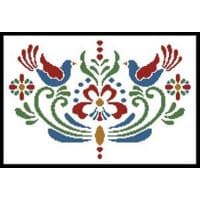 Artecy Cross Stitch Rosemaling 4 13092 JP Cross Stitch Chart Hard Copy