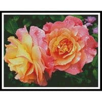 Artecy Cross Stitch Roses in a Garden 12554 Cross Stitch Chart Hard Copy