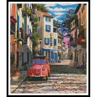 Artecy Cross Stitch Rue Francais Crop 1 13164 MGL Cross Stitch Chart Hard Copy