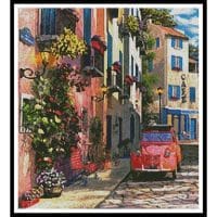 Artecy Cross Stitch Rue Francais Crop 2 13165 MGL Cross Stitch Chart Hard Copy