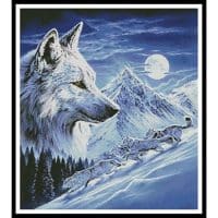 Artecy Cross Stitch Running with the Pack  11187 MGL Cross Stitch Chart Hard Copy