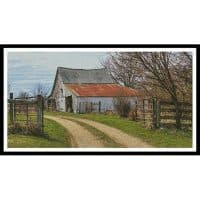Artecy Cross Stitch Rustic Barn 13878 Cross Stitch Chart Hard Copy