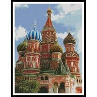 Artecy Cross Stitch Saint Basils Cathedral 2 10374 Cross Stitch Chart Hard Copy
