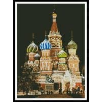 Artecy Cross Stitch Saint Basils Cathedral Mini 14029 Cross Stitch Chart Hard Copy
