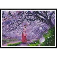 Artecy Cross Stitch Sakura Kaze 12818 MGL Cross Stitch Chart Hard Copy