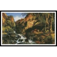 Artecy Cross Stitch Salvator Rosa and the Brigands 11039 Cross Stitch Chart Hard Copy