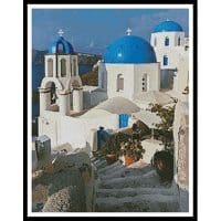Artecy Cross Stitch Santorini 2 10871 Cross Stitch Chart Hard Copy