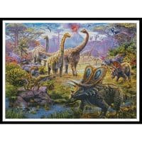 Artecy Cross Stitch Sauropods 12568 MGL Cross Stitch Chart Hard Copy